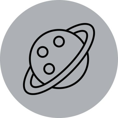 Uydu simgesinin vektör çizimi