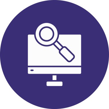 seo modern simgesinin vektör illüstrasyonu