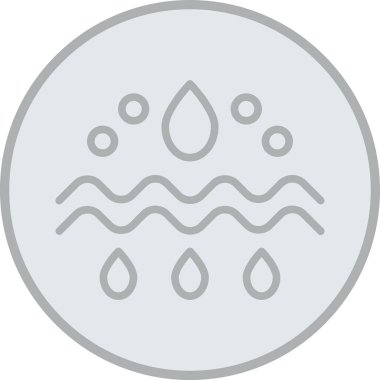 Su ikonu. vektör illüstrasyonu