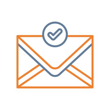 E- posta simgesi vektör illüstrasyonu