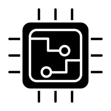devre kartı vektör simgesi