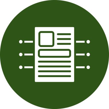 vektör belgesi web simgesi