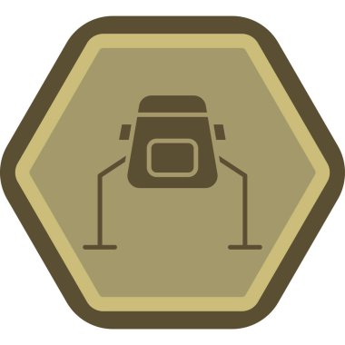 Modern simgenin vektör illüstrasyonu