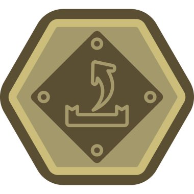 Gemi simgesinin vektör illüstrasyonu