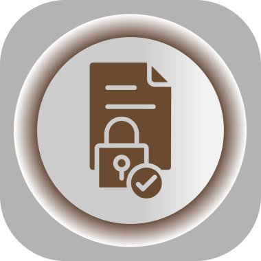 ikon vektör illüstrasyonunu kilitle