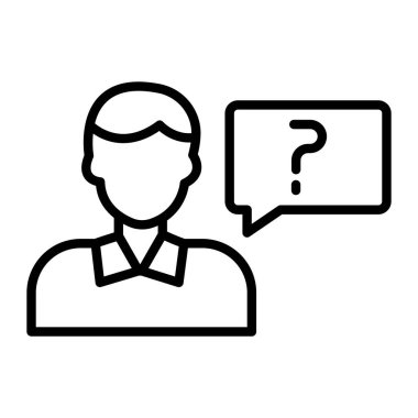 özet biçiminde soru işareti simgesi