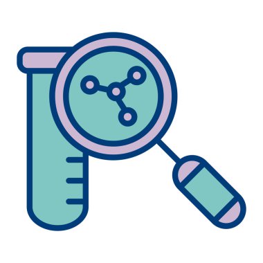 Büyüteç simgesini vektör çizim