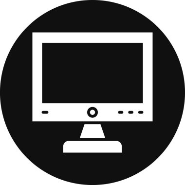 Bilgisayar simgesinin vektör illüstrasyonu