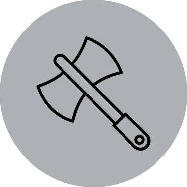 Balta. Web simgesi basit illüstrasyon