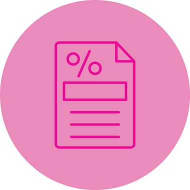 Dosya simgesinin vektör illüstrasyonu