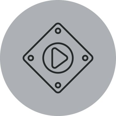 vektör müzik çalar ico