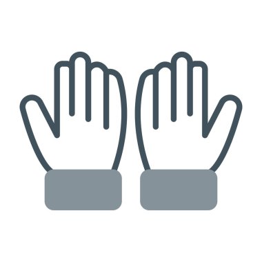 el simgesi vektör illüstrasyonu