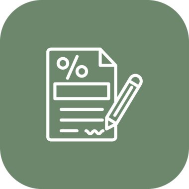 belge simgesi, vektör çizimi