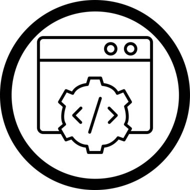 seo modern simgesinin vektör illüstrasyonu