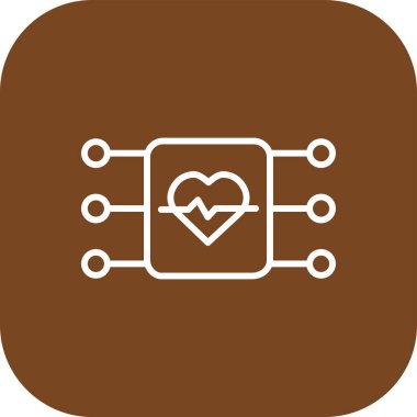 kalp simgesi, vektör illüstrasyonu