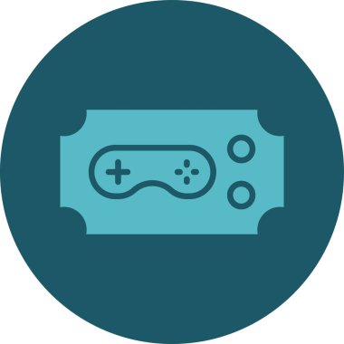 Oyun denetleyici simgesi. vektör illüstrasyonu