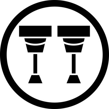 Sütun. Web simgesi basit illüstrasyon