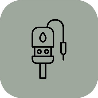 Dolgu vektör illüstrasyon simgesi simgesi