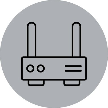 Modern b 'nin vektör illüstrasyonu eksik simgesi