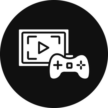 oyun simgesi vektör çizimi