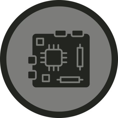 vektör işlemci simgesi