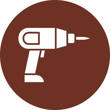 Tornavida. Web simgesi basit illüstrasyon