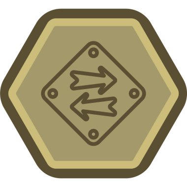 yol işareti vektör çizimi