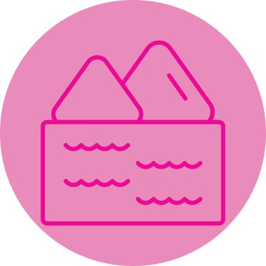 Bir pastanın vektör illüstrasyonu