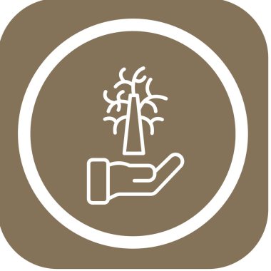 Vektör Ağacı Simgesi illüstrasyonu