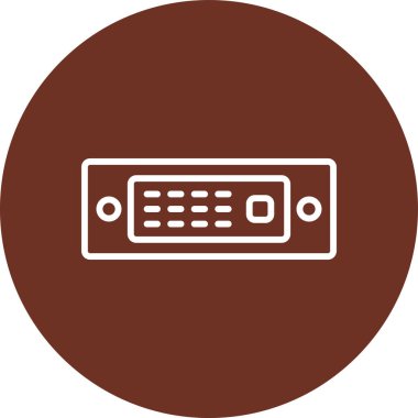 Vektör TV simgesi illüstrasyonu