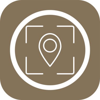 konum haritası pin simgesi