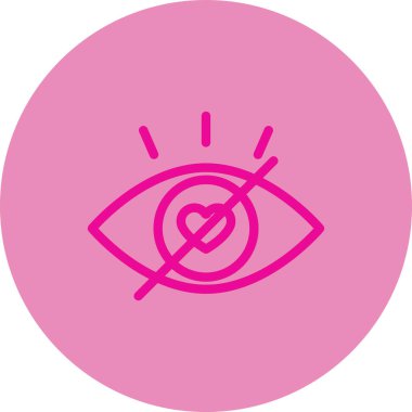 Göz simgesi vektör illüstrasyonu