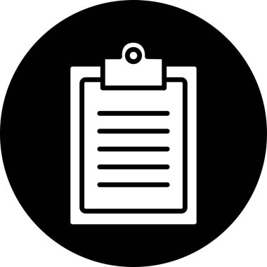 Belge. Web simgesi basit illüstrasyon