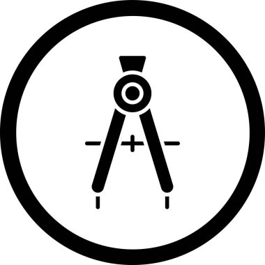 pusula konum haritası simgesi ana hat biçiminde