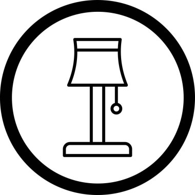 Vektör lambası ico, vektör illüstrasyonu