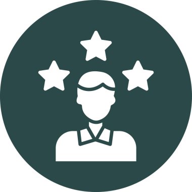 Beyaz arka plan üzerinde izole kullanıcı simgesi