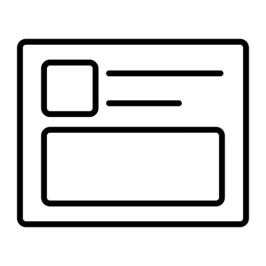 Web simgesi vektör illüstrasyonu