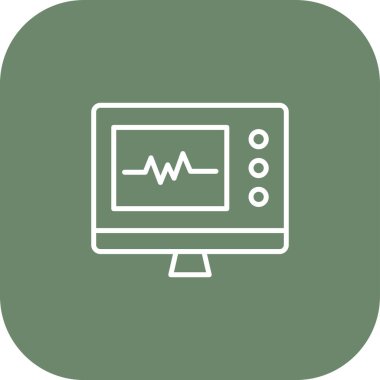 Web vektör renk çizgisi simgesi