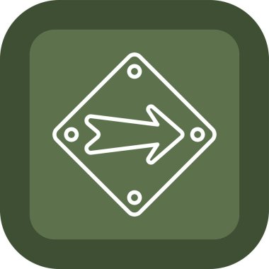 Ok simgesi. vektör illüstrasyonu