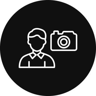 Modern simgenin vektör illüstrasyonu