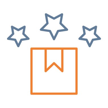 Yılbaşı dekorasyon vektör simgesi, düzenlenebilir vuruş.