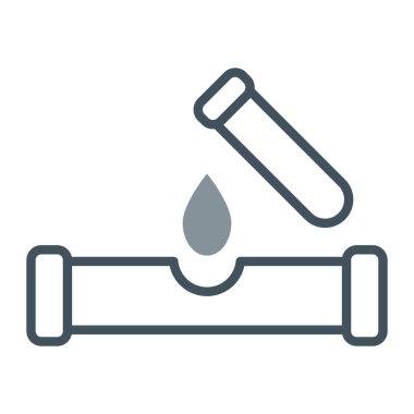 Beyaz arkaplanda su damlası ikonu vektör illüstrasyonu