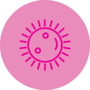 Güneş Simgesi Vektör illüstrasyonu