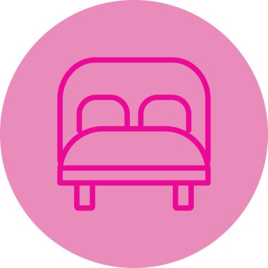 kanepe ikonu vektör illüstrasyonu