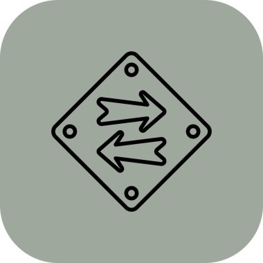 Projeniz için vektör yön simgesi