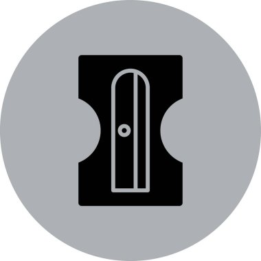 kapı simgesi vektör illüstrasyonu