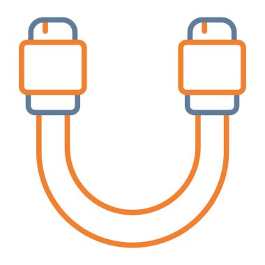 Mıknatıs Web simgesi basit illüstrasyon