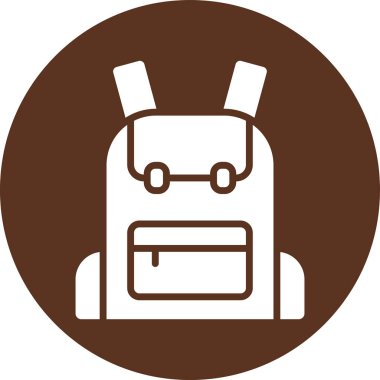 okul çantası, vektör illüstrasyonu