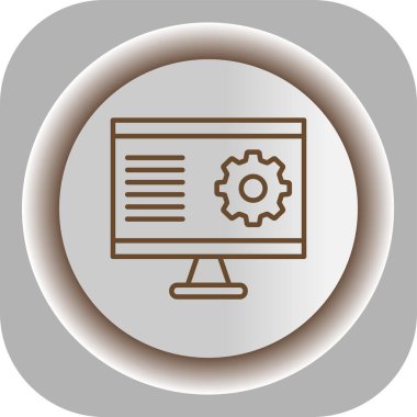 vector settings icon illustration
