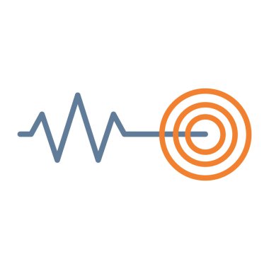 Darbe çizgisi gradyan vektör deseni